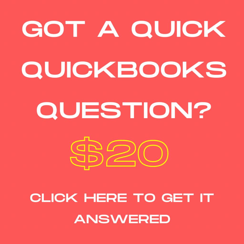 Get your QuickBooks question answered